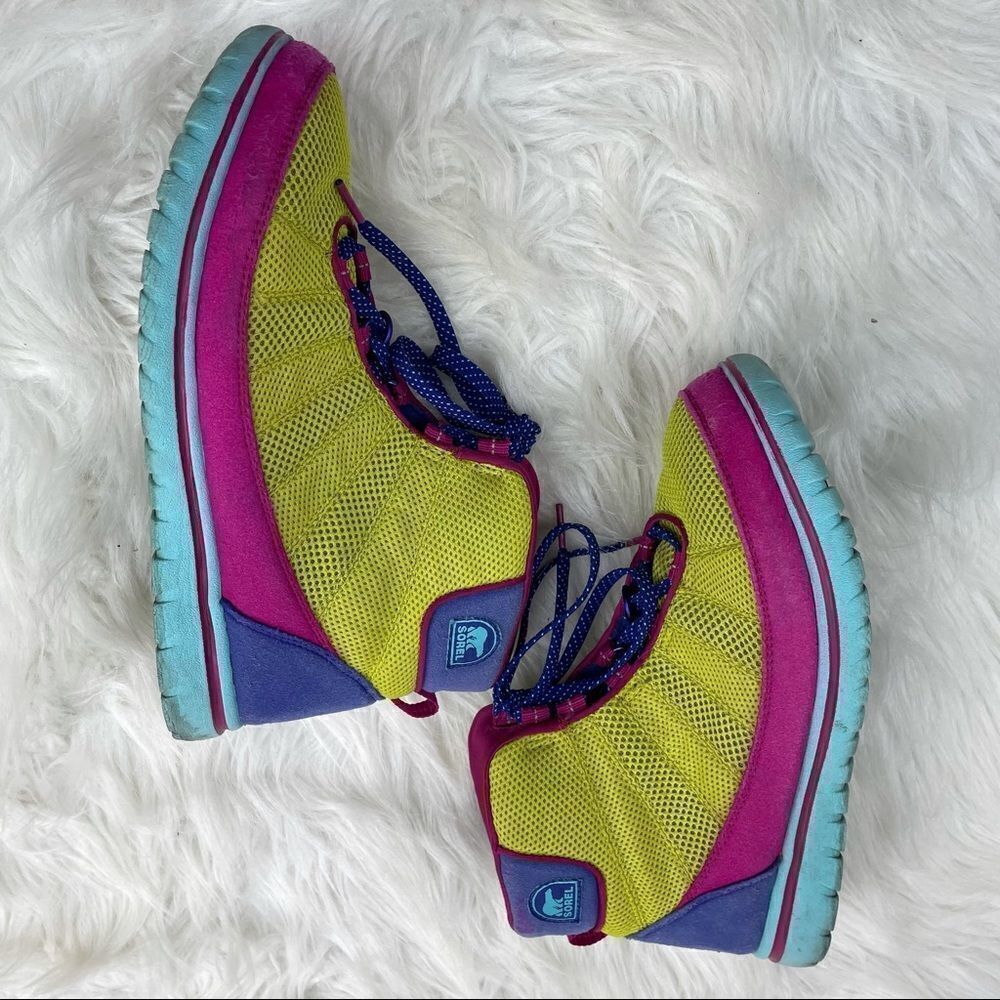 Sorel Tivoli Go High Top Multicolor Lace Up Sneakers - Picture 7 of 10